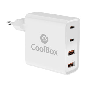 Chargeur mural CoolBox COO-CUAC-100P Blanc