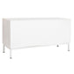 TV furniture DKD Home Decor Golden Metal White Mango wood 120 x 40 x 60 cm