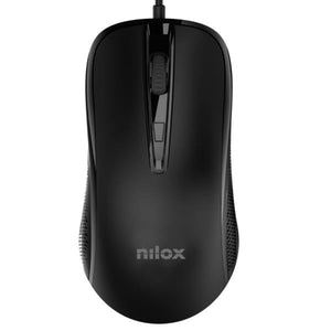 Mouse Nilox MOUSB1014 Schwarz