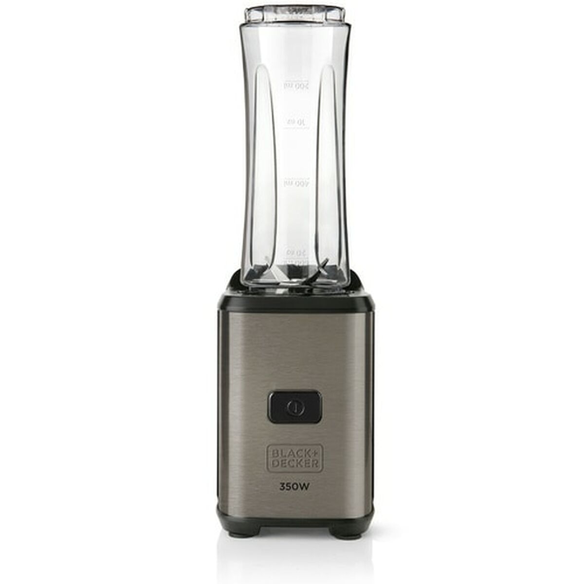 Cup Blender Black & Decker Grey Transparent 300 W 600 ml