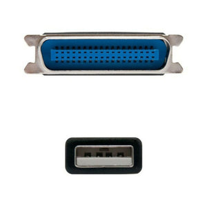 USB auf CN36 Verbindungskabel NANOCABLE 10.03.0001 Schwarz 1,5 m