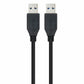 USB 3.0 A zu USB-A-Kabel NANOCABLE 10.01.1002-BK Schwarz 2 m