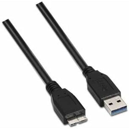 Câble USB 3.0 A vers Micro USB B NANOCABLE 10.01.1102-BK Noir 2 m