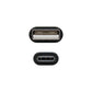 USB A to USB-C Cable NANOCABLE USB 2.0, 1m Black 1 m