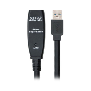 Verlängerungskabel mit USB NANOCABLE 10.01.031 Schwarz