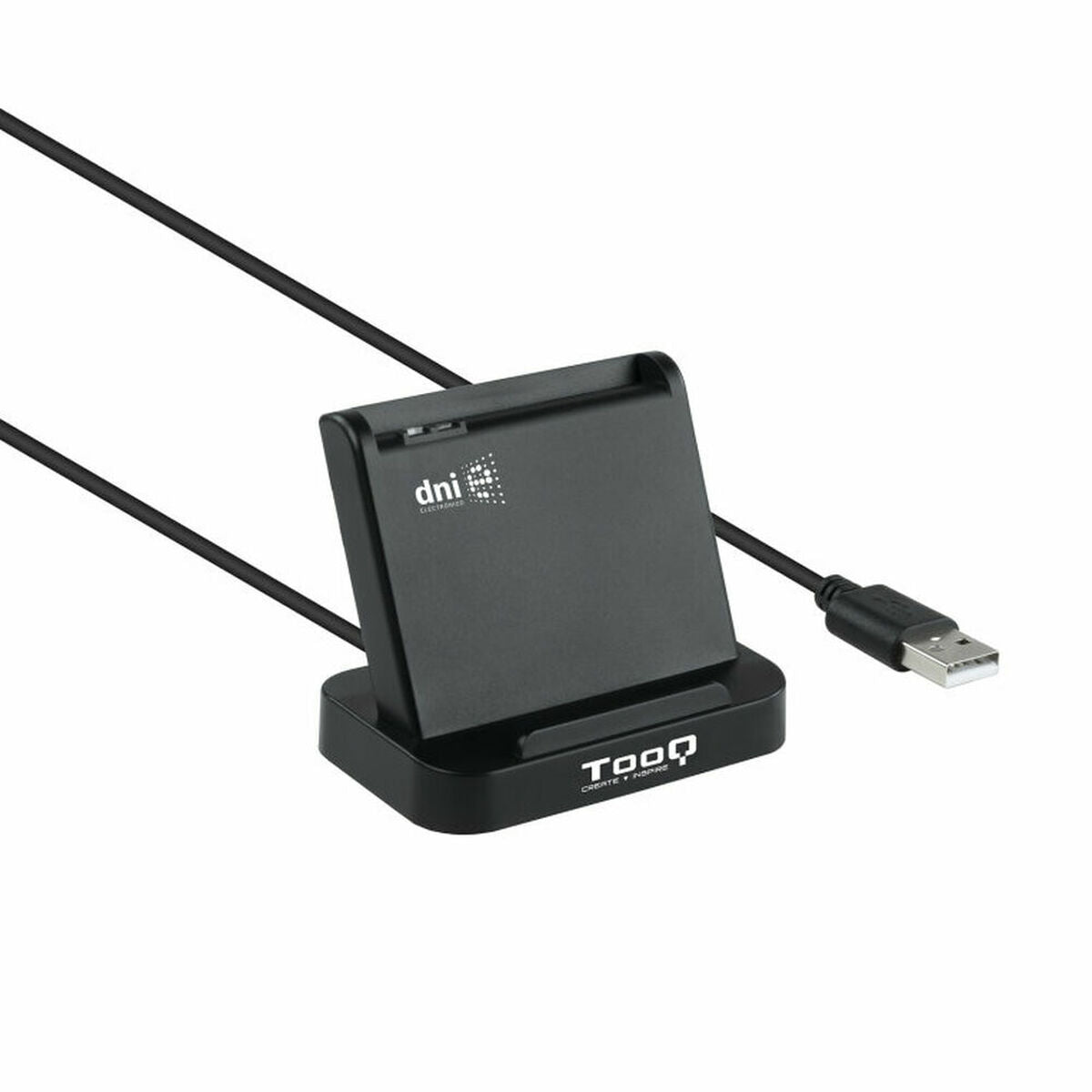 Smart Card Reader TooQ DNIe VISION USB 2.0 Black