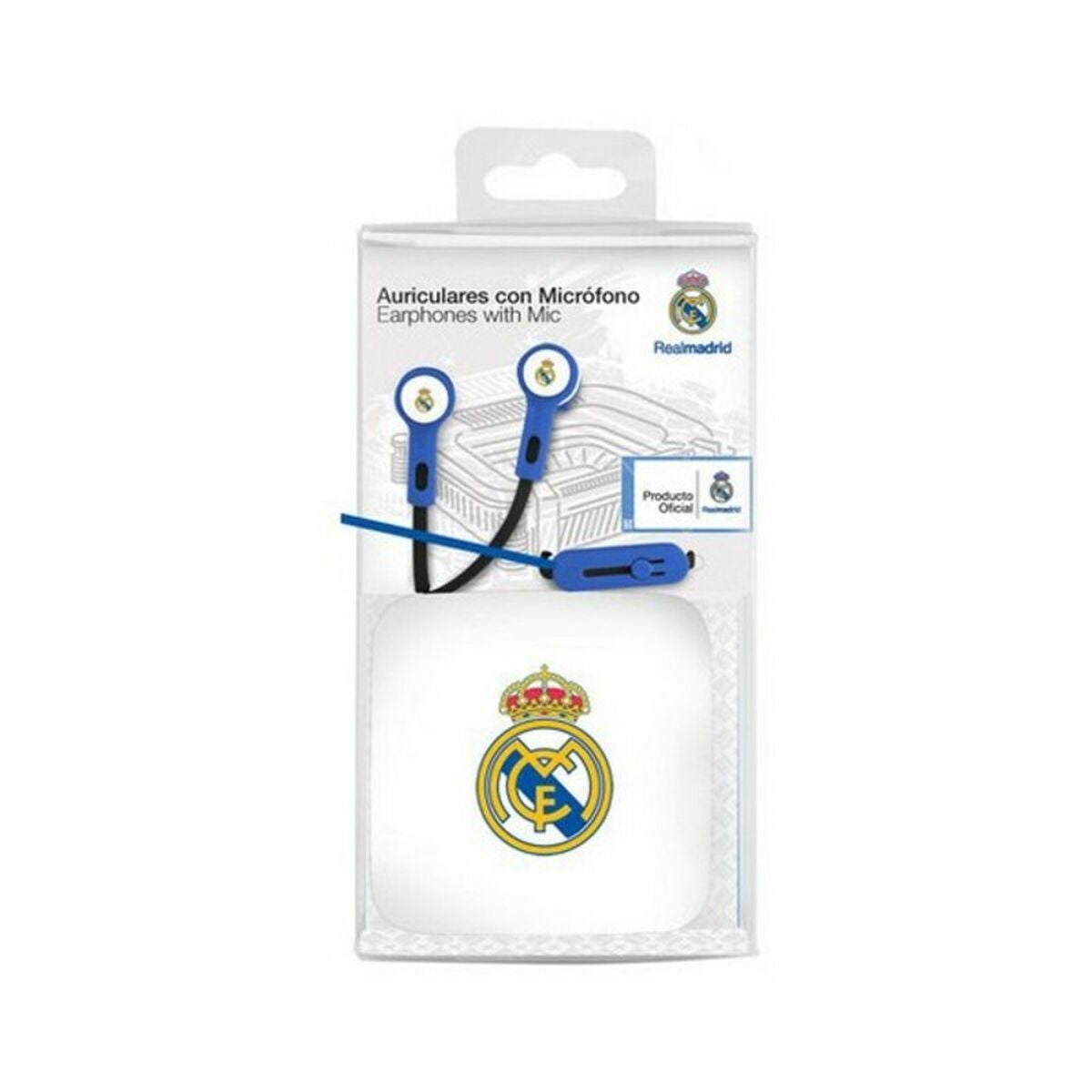 Casque bouton Real Madrid C.F. Bleu