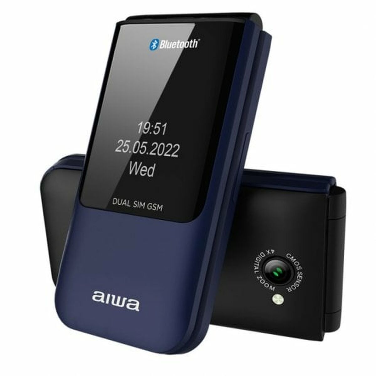 Smartphone Aiwa FP-24BL Bleu Noir/Bleu