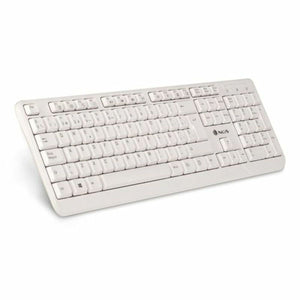 Tastatur NGS NGS-KEYBOARD-0284 Weiß Qwerty Spanisch QWERTY