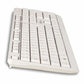 Clavier NGS NGS-KEYBOARD-0284 Blanc Espagnol Qwerty QWERTY