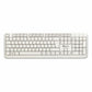 Clavier NGS NGS-KEYBOARD-0284 Blanc Espagnol Qwerty QWERTY