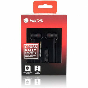 Casques avec Microphone NGS ELEC-HEADP-0293 Noir Graphite