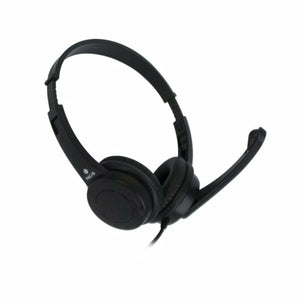 Headphone with Microphone NGS VOX505 USB Black 32 Ohm