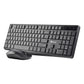 Tastatur mit Drahtloser Maus NGS NGS-KEYBOARD-0381 Schwarz Qwerty Spanisch QWERTY