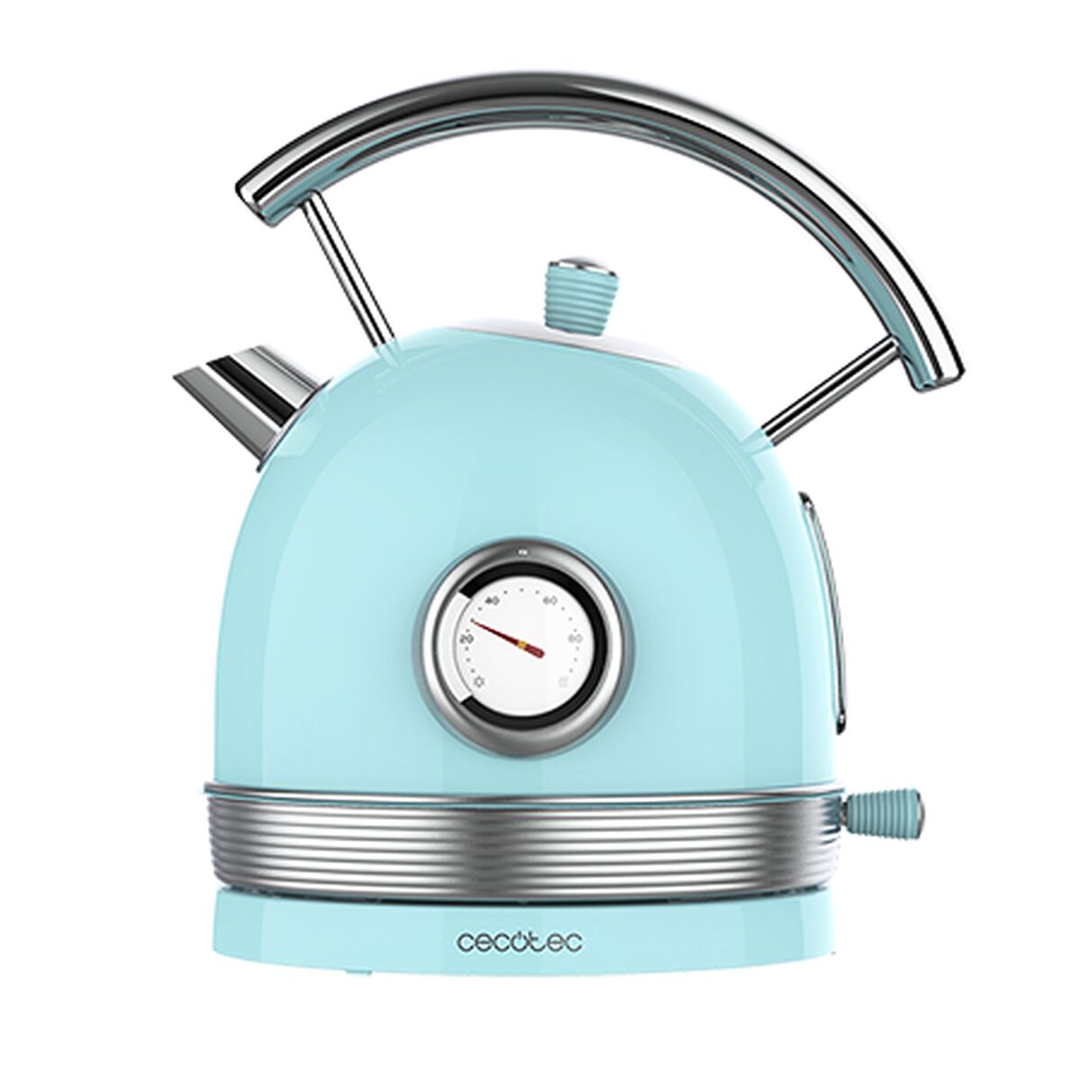 Bouilloire Cecotec Thermosense 420 Vintage Light Blue 1,8 L 2200 W Bleu Blue Acier inoxydable