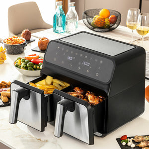 Heißluftfritteuse InnovaGoods Schwarz 3400 W 8 L Edelstahl (Restauriert C)