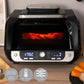 Air Fryer with Grill, Accessories and Recipe Book InnovaGoods Black Steel 3400 W 6 L (Refurbished C)