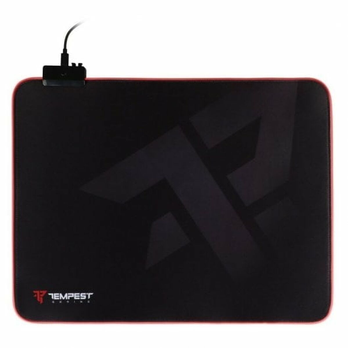 Mousepad Tempest TP-GMP-RGB-M Schwarz