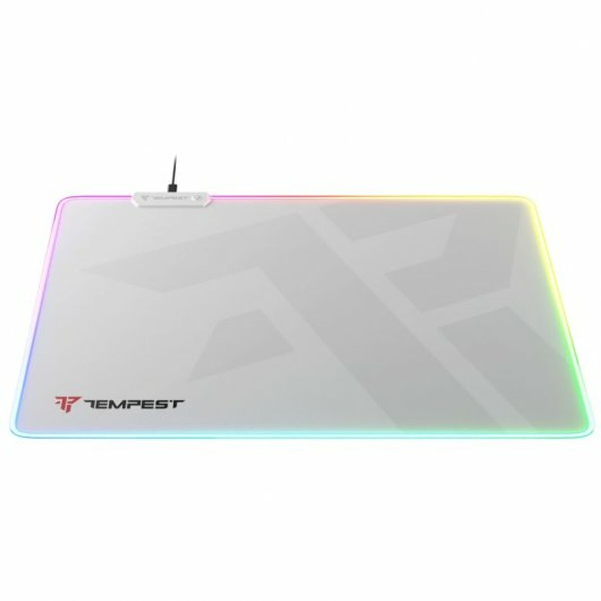 Tapis de Souris Tempest TP-GMP-RGB-MW Blanc