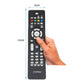 Philips Universal Remote Control 02ACCOEMCTVPH04 Black