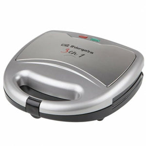 Sandwich Maker Orbegozo 16462 Silver 800 W