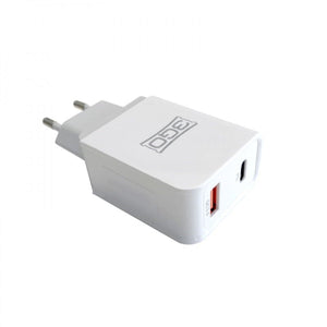 Wall Charger 3GO ALMUSBCQC3 18 W White Multicolour (1 Unit)