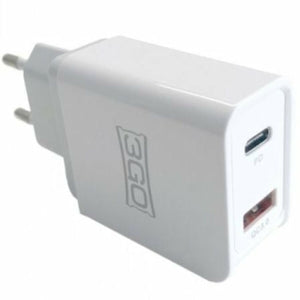 Chargeur mural 3GO ALMUSBCQC3 18 W Blanc Multicouleur (1 Unité)