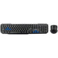 clavier et souris 3GO COMBODRILE2 Espagnol Qwerty Noir