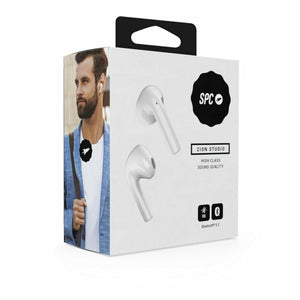 Bluetooth-Kopfhörer SPC Zion Studio Weiß Schwarz