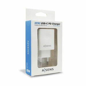 Wandladegerät Aisens ASCH-1PD20-W Weiß USB-C