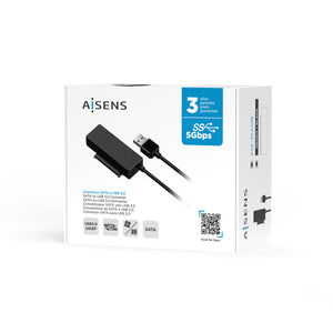 USB-zu-SATA-Adapter für Festplattenlaufwerke Aisens ASE-35A01B