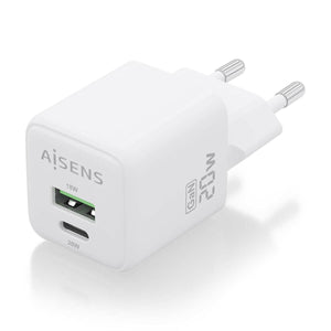 Chargeur mural Aisens ASCH-20W2P010-W Blanc 20 W (1 Unité)