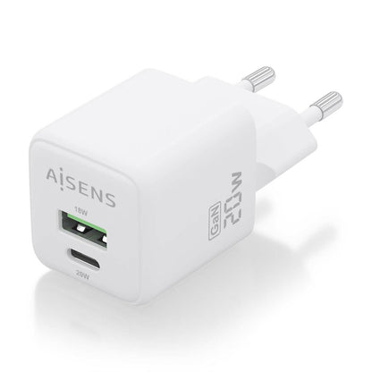 Chargeur mural Aisens ASCH-20W2P010-W Blanc 20 W (1 Unité)