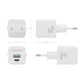 Chargeur mural Aisens ASCH-20W2P010-W Blanc 20 W (1 Unité)