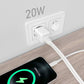 Chargeur mural Aisens ASCH-20W2P010-W Blanc 20 W (1 Unité)