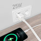 Wall Charger Aisens ASCH-25W2P014-W White 25 W (1 Unit)