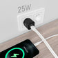 Chargeur mural Aisens ASCH-25W2P015-BK Noir 25 W (1 Unité)