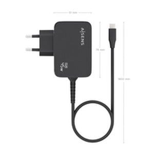 Chargeur mural Aisens ASCH-1PD45WL032-BK Noir 45 W (1 Unité)