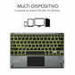 Clavier Bluetooth avec Support pour Tablette Subblim SUB-KBT-SMBT51 Gris Multicouleur Espagnol Qwerty QWERTY