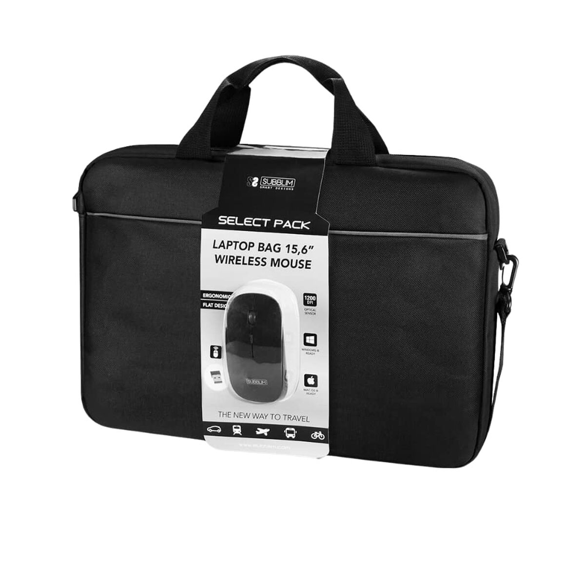 Laptoptasche Subblim SUB-LB-2SP0050 Schwarz