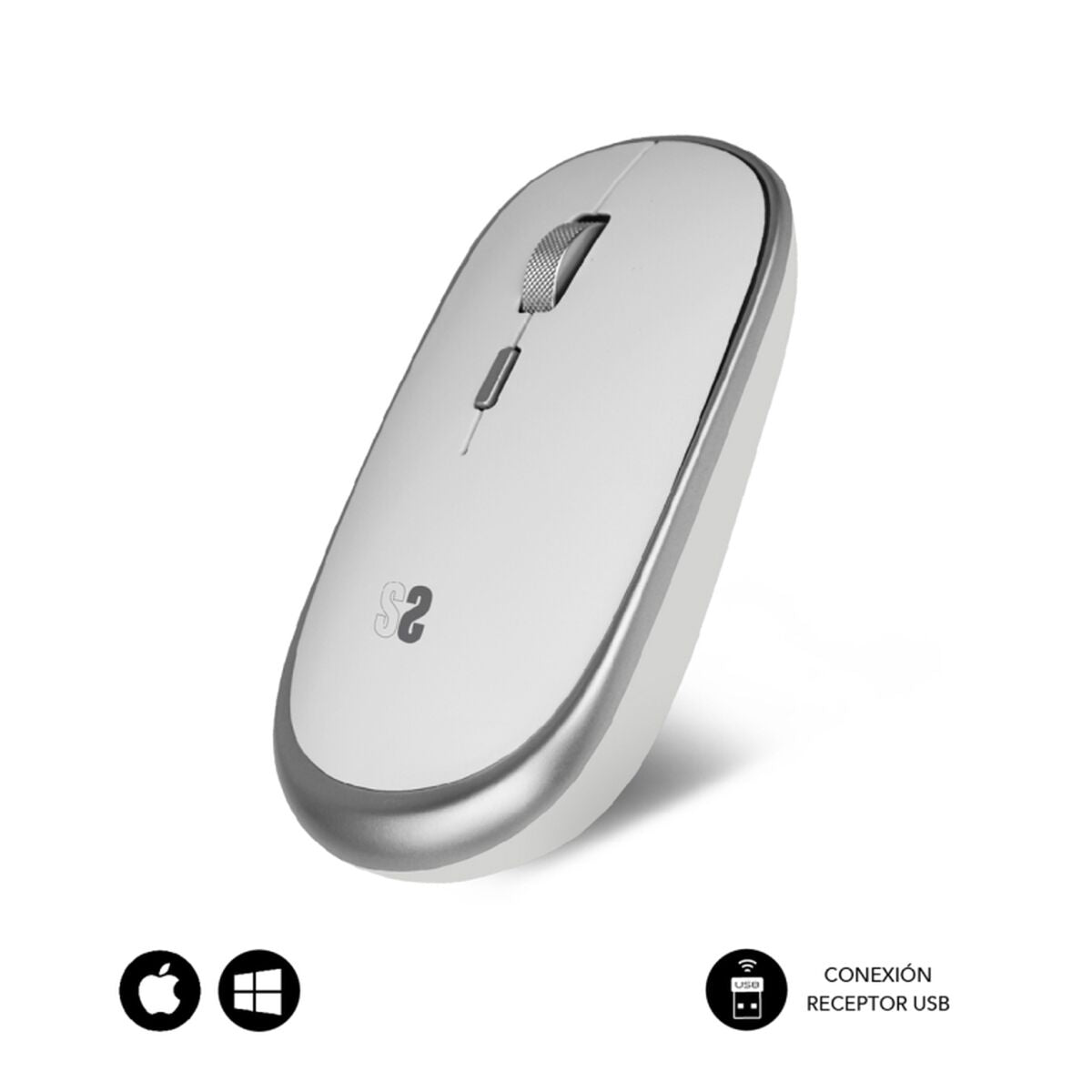 Souris Subblim SUBMO-RFM0001 Argenté