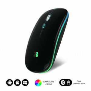 Souris Subblim SUBMO-LDFLAT1 Noir 1600 dpi