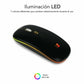 Mouse Subblim SUBMO-LDFLAT1 Black 1600 dpi