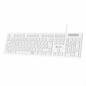 Tastatur Subblim SUBKBC-0SSK51 Weiß Qwerty Spanisch