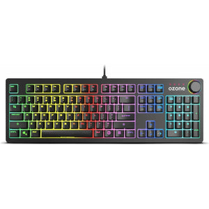 Gaming Keyboard OZONE Spanish Qwerty Black