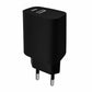 Chargeur mural LEOTEC LECSPH20W2K Noir 20 W