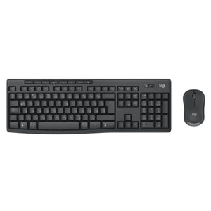 Tastatur mit Maus Logitech MK370 Graphit Qwerty hebreo