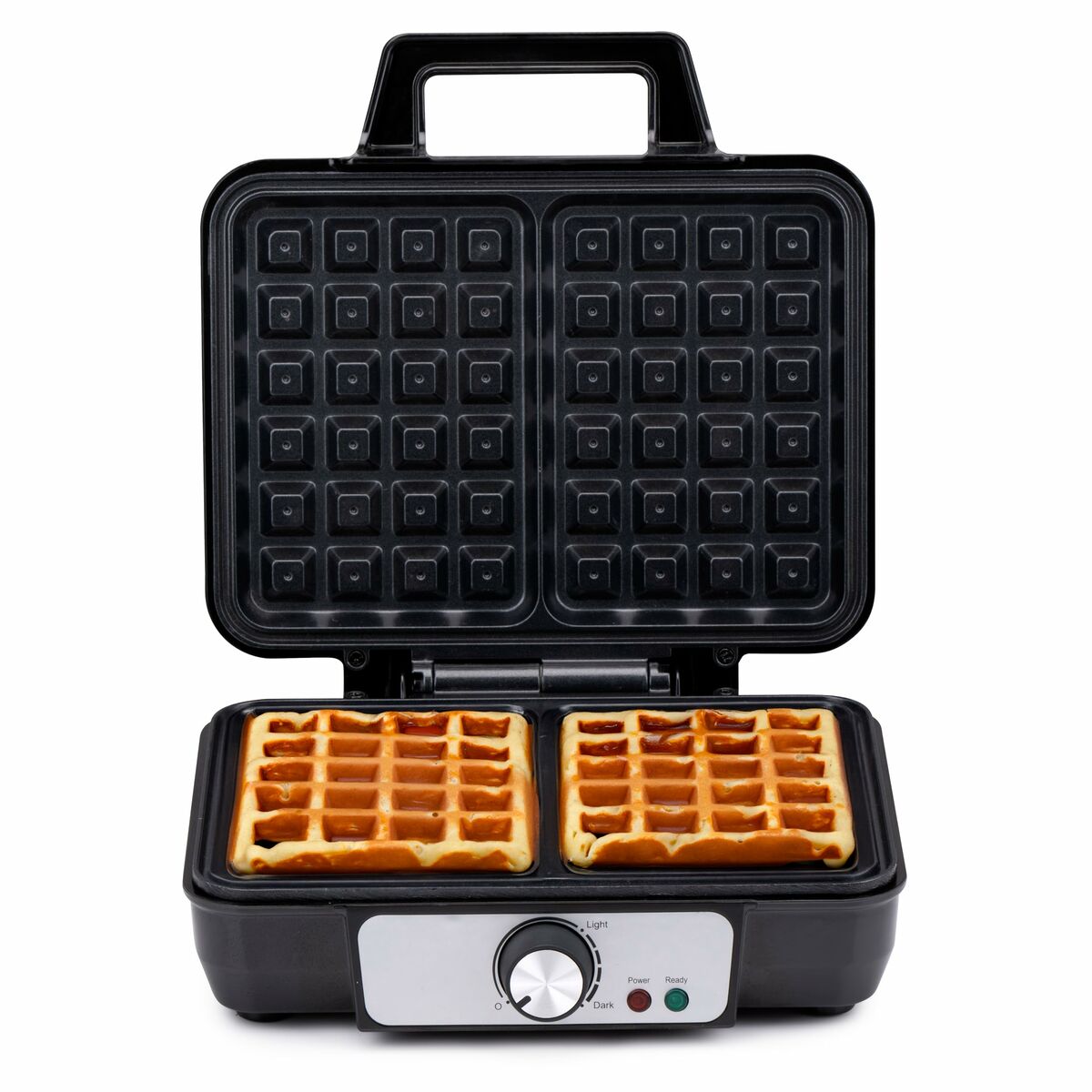 Waffeleisen Alpina 1000 W Silberfarben