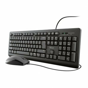 Tastatur Trust Trust Schwarz Qwerty Spanisch