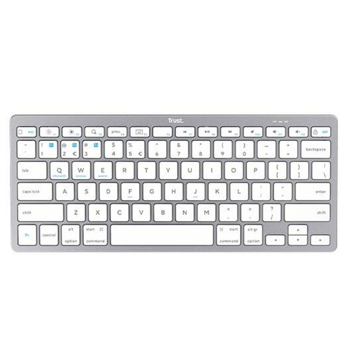 Clavier Trust 24654 Blanc